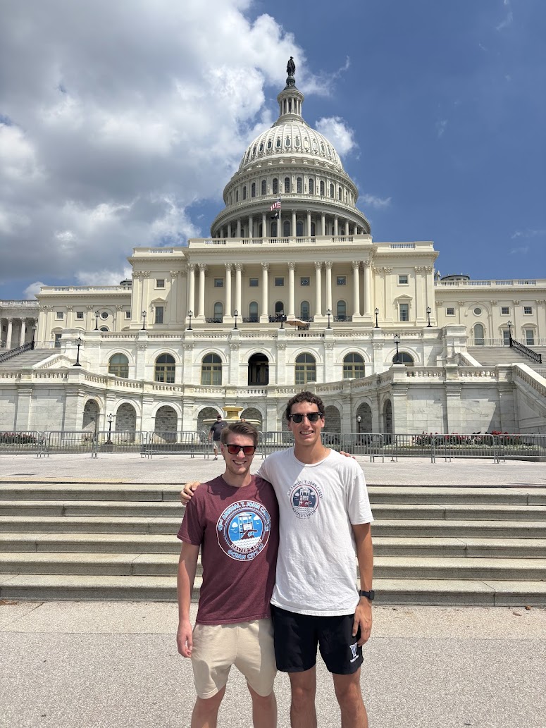 Wil Cosgrove and Patrick Casey at the U.S. Capitol